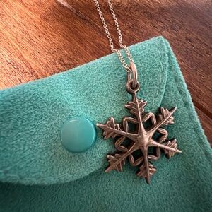 Tiffany and Co Snowflake necklace